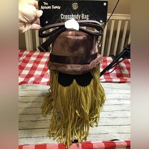 Cousin itt Addams family plush crossbody bag -NEW